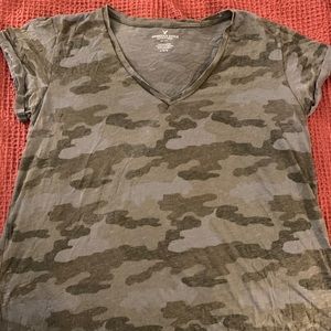 American Eagle Camo Top
